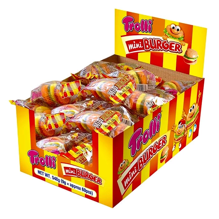 The Original Lolly Store Trolli Mini Gummy Burger Lollies 5 The Original Lolly Store Trolli Mini Gummy Burger Lollies