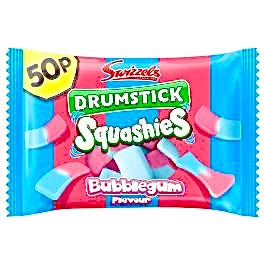 The Original Lolly Store Swizzels Drumstick Squashies Bubblegum 3 The Original Lolly Store Swizzels Drumstick Squashies Bubblegum