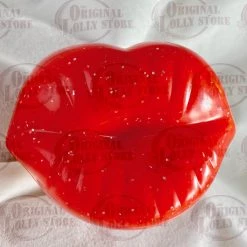 The Original Lolly Store Baby Shower/Christening/Gender Reveal Dummy Red Kissy Lips Lollipop