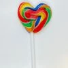 The Original Lolly Store Rainbow Heart Handmade Lollipop
