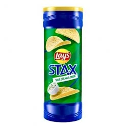 The Original Lolly Store Lay's Stax Sour Cream & Onion Potato Chips - 5.5oz