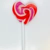 The Original Lolly Store Lollies Red, Pink & White Heart Handmade Lollipop