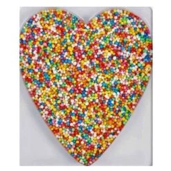 The Original Lolly Store Birthday Treats Milk Chocolate Freckle Heart. 40g