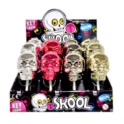 The Original Lolly Store HALLOWEEN Skool Skull Keychain Lollipop