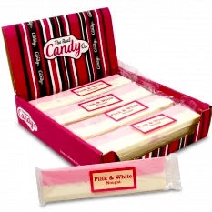 The Original Lolly Store The Real Candy Co. Pink & White Nougat Bars 150g 6 The Original Lolly Store The Real Candy Co. Pink & White Nougat Bars 150g