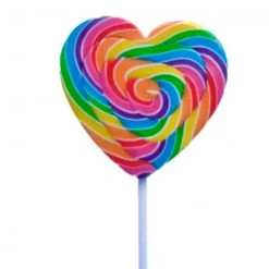 The Original Lolly Store Valentine’s Day ♥️ Rainbow Heart Lollipop