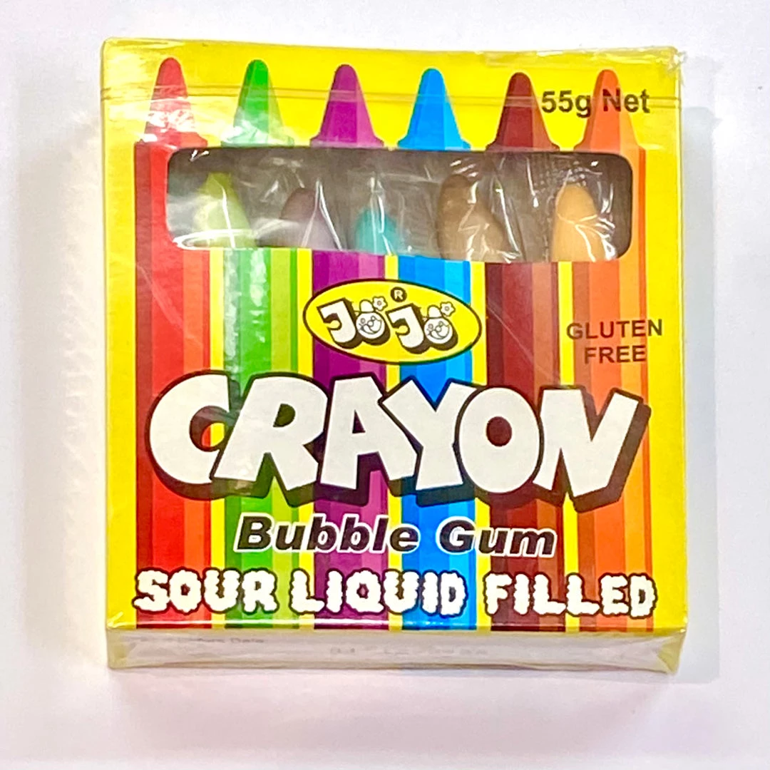 The Original Lolly Store Crayon Bubblegum Sour Liquid Filled 3 The Original Lolly Store Crayon Bubblegum Sour Liquid Filled