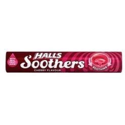 The Original Lolly Store Halls Soothers Real Cherry Juice Sweets 45g Lollies