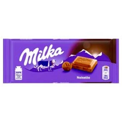 The Original Lolly Store Chocolates Milka Noisette Milk Chocolate Hazelnut Bar 100g