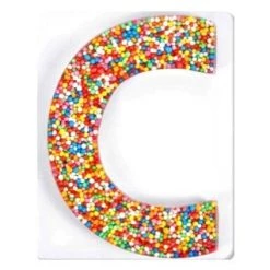 The Original Lolly Store Birthday Treats Milk Chocolate Freckle Letter C. 40g