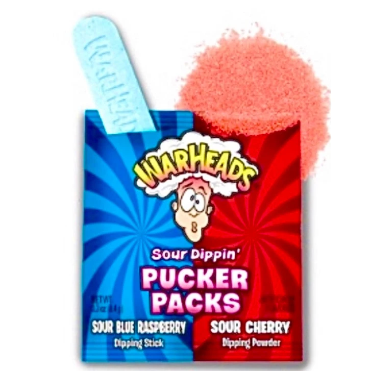 The Original Lolly Store Warheads Sour Pucker Dip 4 The Original Lolly Store Warheads Sour Pucker Dip