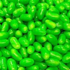 The Original Lolly Store Jelly Beans - Green (Lime Flavour) 195g Lollies
