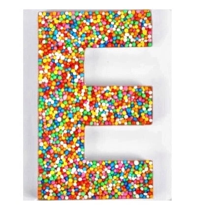 The Original Lolly Store Birthday Treats Milk Chocolate Freckle Letter E 3 The Original Lolly Store Birthday Treats Milk Chocolate Freckle Letter E