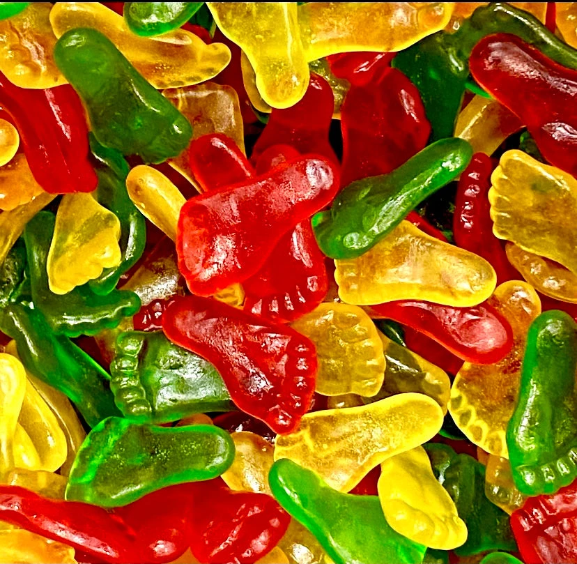The Original Lolly Store Gummy Feet 1kg Bulk Lollies 3 The Original Lolly Store Gummy Feet 1kg Bulk Lollies