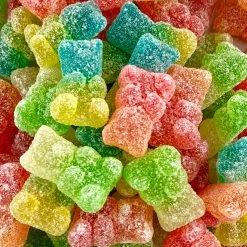 The Original Lolly Store Sour Lollies Sour Fruity Gummy Bears 1kg Bulk