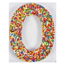 The Original Lolly Store Milk Chocolate Freckle Letter O. 40g Birthday Treats