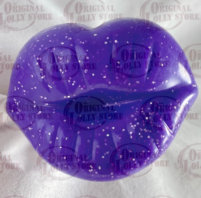 The Original Lolly Store Baby Shower/Christening/Gender Reveal Dummy Purple Kissy Lips Lollipop 3 The Original Lolly Store Baby Shower/Christening/Gender Reveal Dummy Purple Kissy Lips Lollipop