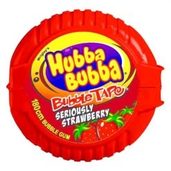 The Original Lolly Store Hubba Bubba Bubble Gum Strawberry Tape Lollies
