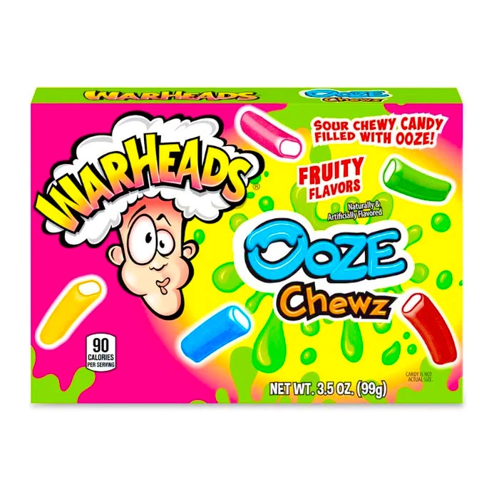 The Original Lolly Store Warheads Sour Ooze Chewz Theater Box - 3.5oz (99g) Warheads Sour Ooze Chewz Theater Box (99g) 3 The Original Lolly Store Warheads Sour Ooze Chewz Theater Box - 3.5oz (99g) Warheads Sour Ooze Chewz Theater Box (99g)