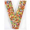 The Original Lolly Store Milk Chocolate Freckle Letter V. 40g
