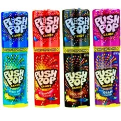 The Original Lolly Store Push Pop Candy (Assorted Flavours) Lollies