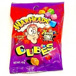The Original Lolly Store Warheads Cubes - Sour Sweet & Fruity Chewy Candy