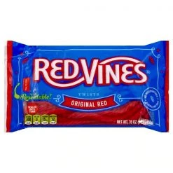 The Original Lolly Store Licorice Red Vines Twists Original Red 16oz Resealable Pack