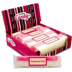 The Original Lolly Store The Real Candy Co. Coconut Ice Bar 150g
