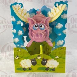 The Original Lolly Store Swing Card 3D - Flying Pig