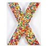 The Original Lolly Store Birthday Treats Milk Chocolate Freckle Letter X. 40g