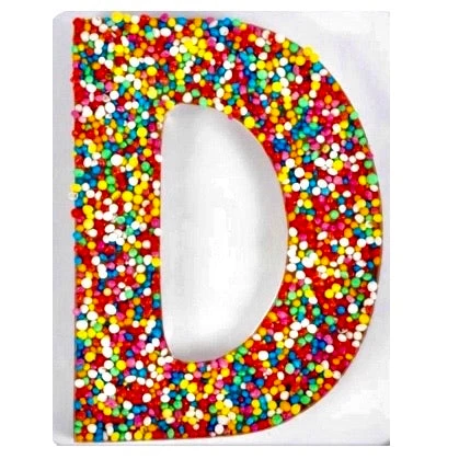 The Original Lolly Store Birthday Treats Milk Chocolate Freckle Letter D. 40g 3 The Original Lolly Store Birthday Treats Milk Chocolate Freckle Letter D. 40g