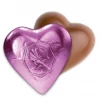 The Original Lolly Store Premium Milk Chocolate Small Hearts - Pink Foil Strawberry Truffle Filling Valentine’s Day ♥️