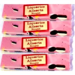 The Original Lolly Store The Real Candy Co. Liquorice Allsorts Nougat Bars 150g