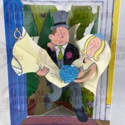 The Original Lolly Store Swing Card 3D (Wedding Bride & Groom) Toys & Novelty