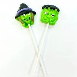 The Original Lolly Store Halloween Lollipops - Frankensteins & Witches