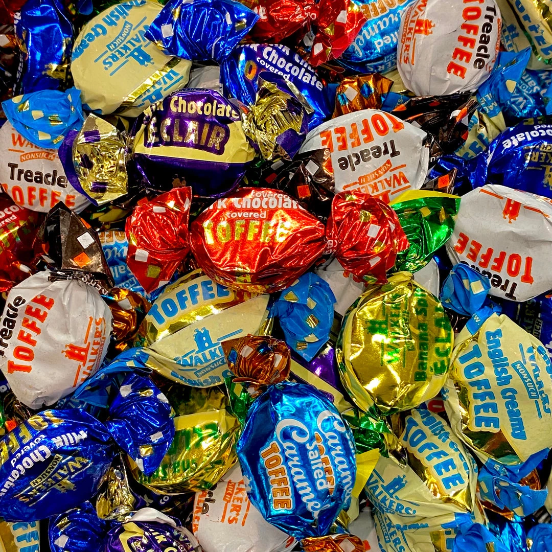 The Original Lolly Store Gift Box Assorted Toffees & Chocolate Eclairs (Walkers) Birthday Treats 4 The Original Lolly Store Gift Box Assorted Toffees & Chocolate Eclairs (Walkers) Birthday Treats
