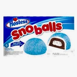 The Original Lolly Store Hostess Snoballs Marshmallow Cake - Blue