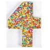 The Original Lolly Store Birthday Treats Milk Chocolate Freckle Number 4. 40g