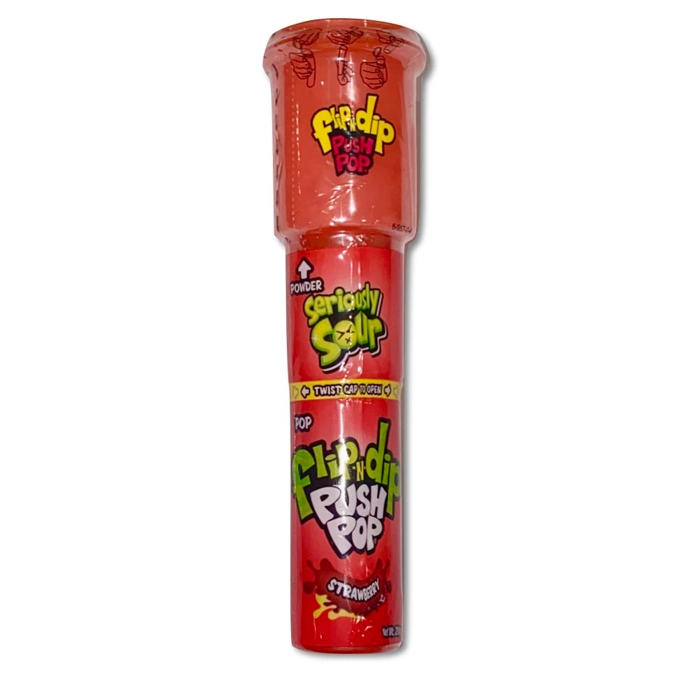The Original Lolly Store Lollies Flip ‘n’ Dip Seriously Sour Push Pop (Assorted Flavours) 4 The Original Lolly Store Lollies Flip ‘n’ Dip Seriously Sour Push Pop (Assorted Flavours)
