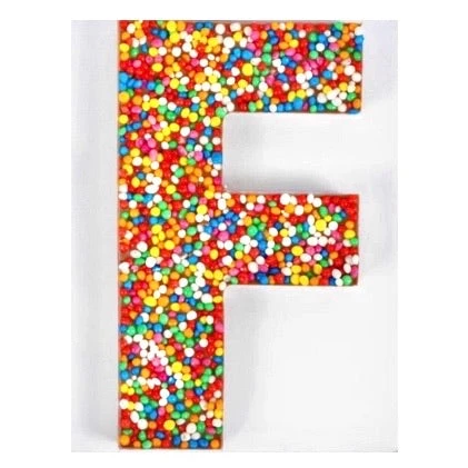 The Original Lolly Store Birthday Treats Milk Chocolate Freckle Letter F 40g 3 The Original Lolly Store Birthday Treats Milk Chocolate Freckle Letter F 40g