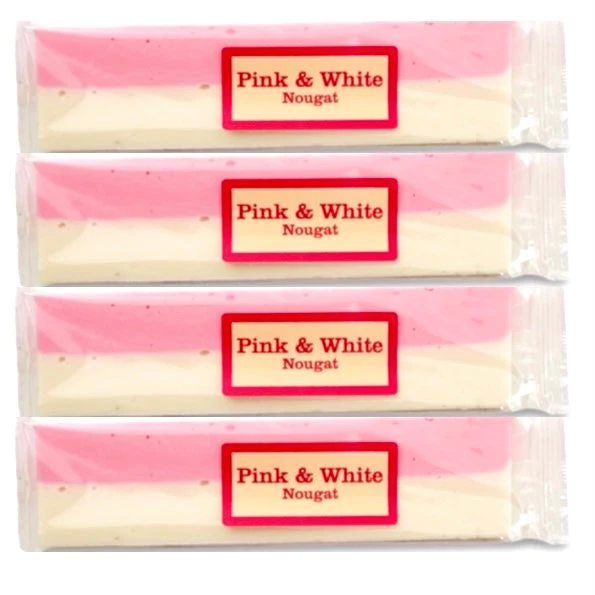 The Original Lolly Store The Real Candy Co. Pink & White Nougat Bars 150g 5 The Original Lolly Store The Real Candy Co. Pink & White Nougat Bars 150g
