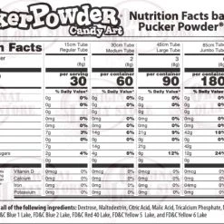 The Original Lolly Store Pucker Powder (15cm Tube) 31 The Original Lolly Store Pucker Powder (15cm Tube)