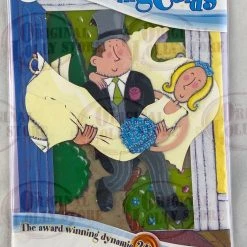 The Original Lolly Store Swing Card 3D (Wedding Bride & Groom) Toys & Novelty