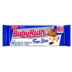The Original Lolly Store Chocolates Baby Ruth 6 Pack Fun Size (110.5g)