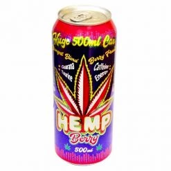 The Original Lolly Store Drinks, Snacks & Grocery Hemp Berry Energy Drink 500mL
