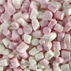 The Original Lolly Store Themed Party Lollies Mini Marshmallows (Pink & White)