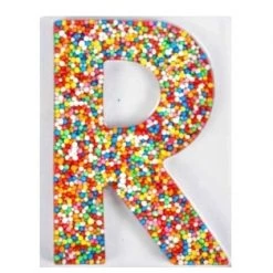The Original Lolly Store Milk Chocolate Freckle Letter R. 40g Birthday Treats
