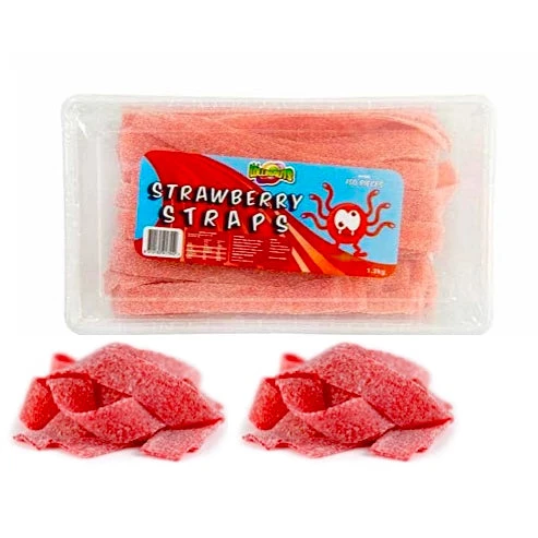 The Original Lolly Store Sour Strawberry Straps 150 Pieces Lollies 3 The Original Lolly Store Sour Strawberry Straps 150 Pieces Lollies