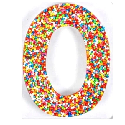 The Original Lolly Store Birthday Treats Milk Chocolate Freckle Number 0. 40g 3 The Original Lolly Store Birthday Treats Milk Chocolate Freckle Number 0. 40g