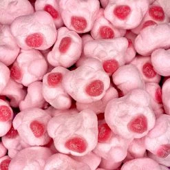 The Original Lolly Store Strawberry Pig Marshmallow Puffs